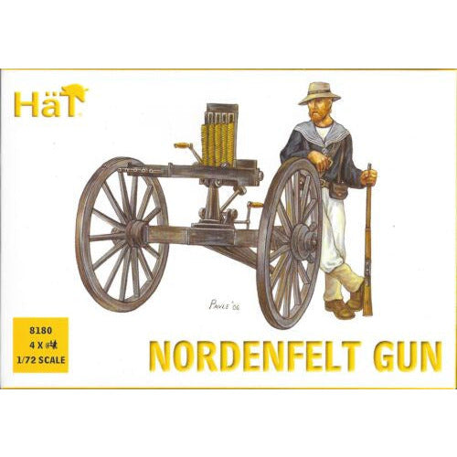 Colonial Wars Gardner Gun (4 w/24 Figs) 1/72 by Hat Industries