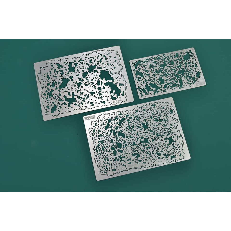S14 Airbrush Weathering Pattern Stencils