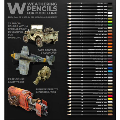AK Weathering Pencils Deluxe Edition Box
