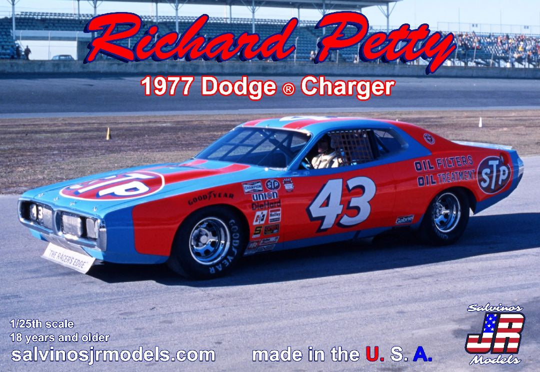Richard Petty 1977 Dodge Charger Model Kit 1/24 by Salvinos