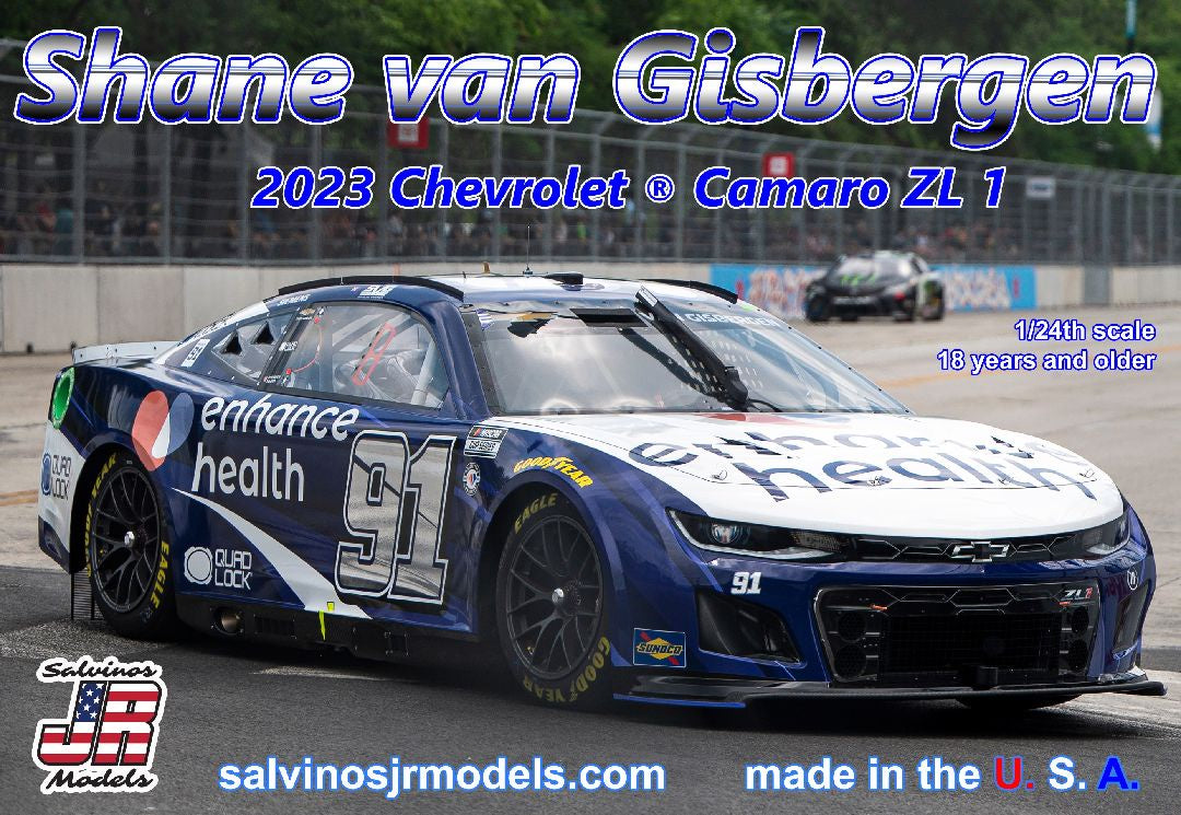 Trackhouse Racing 2023 Shane vanGisbergen Camaro 1/24 by Salvinos