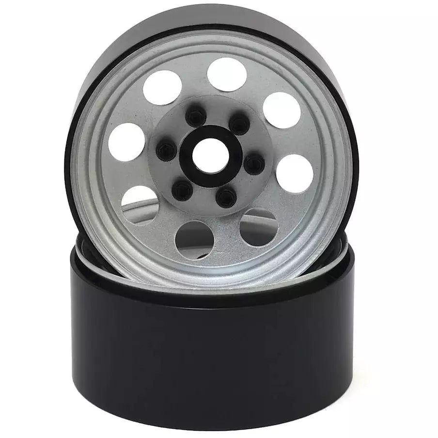 8 Hole 1.9” Steel Beadlock Wheels (2): Assorted Colours