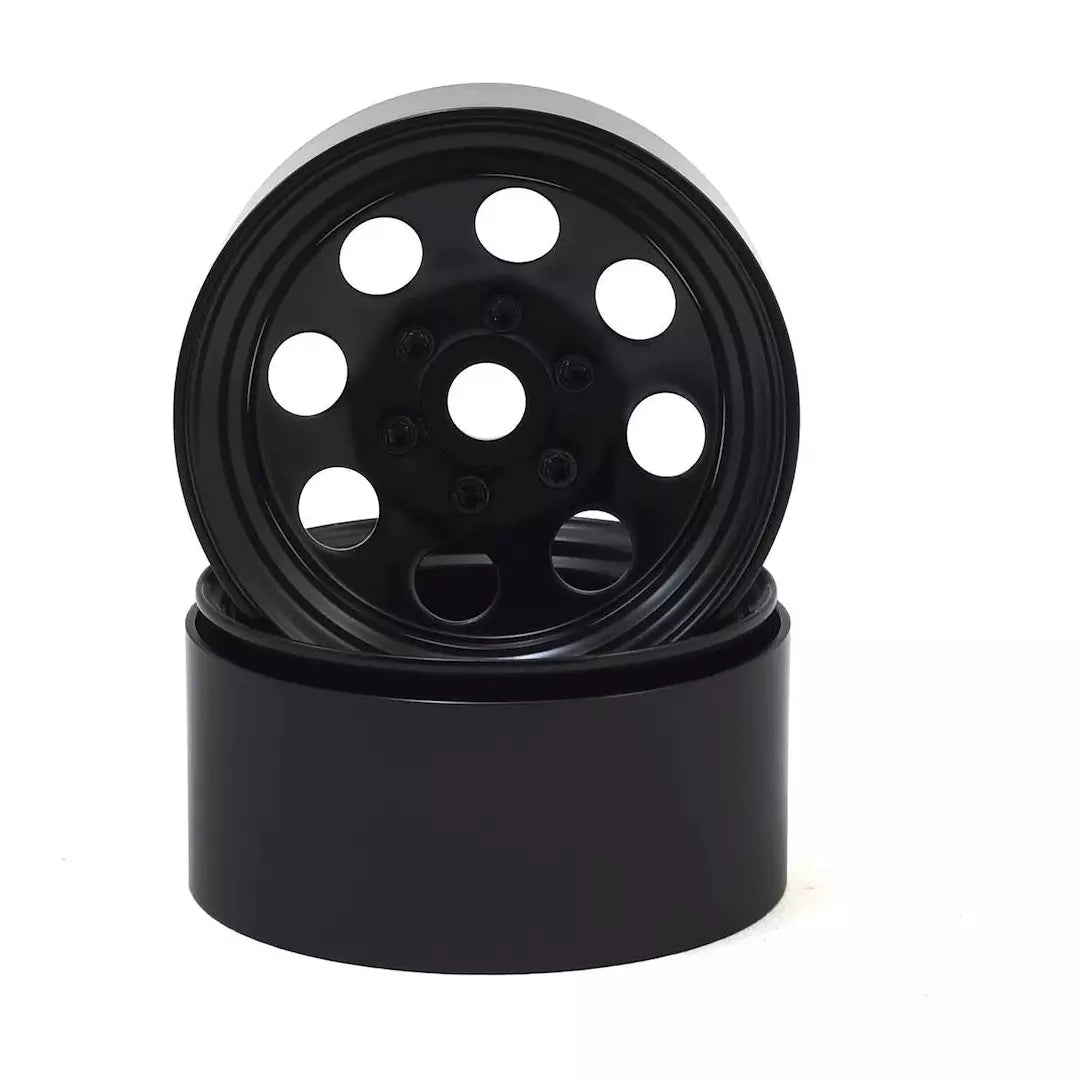 8 Hole 1.9” Steel Beadlock Wheels (2): Assorted Colours