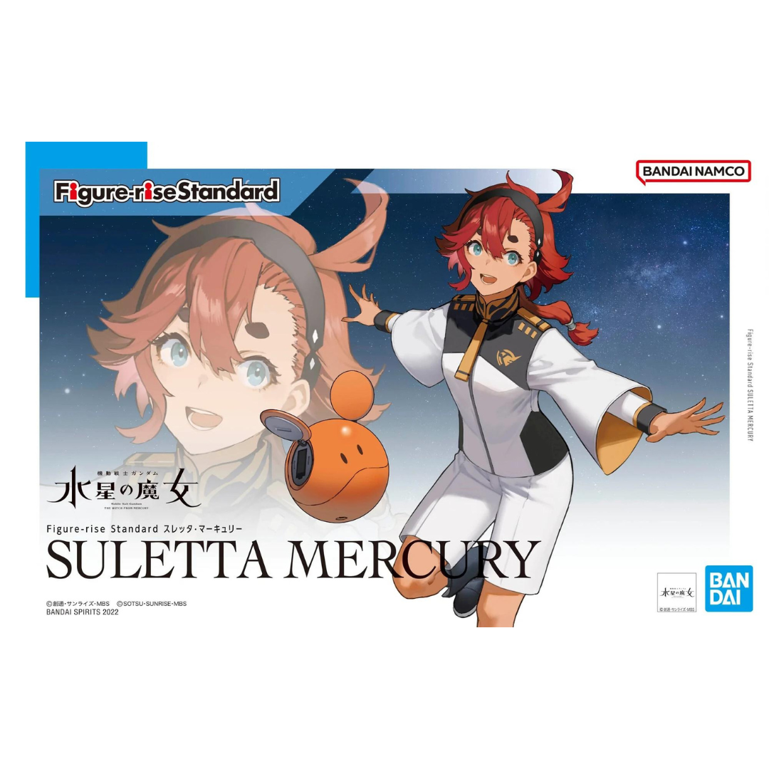 Suletta Mercury - Figure-rise Standard The Witch from Mercury Action Figure Model Kit #5064004 by Bandai