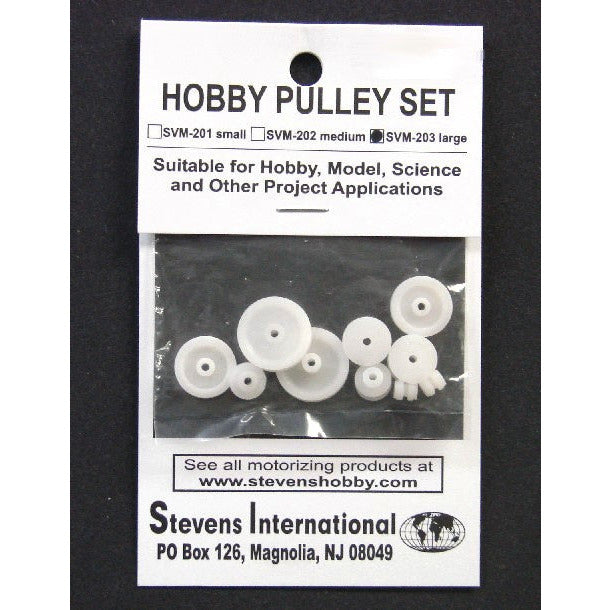 Assorted Large Plastic Pulley Set (1.9mm ID) (10pcs) #SVM-203