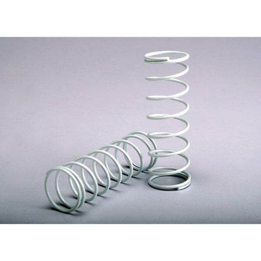 TRA2458A Front Shock Spring Set (White) (2)