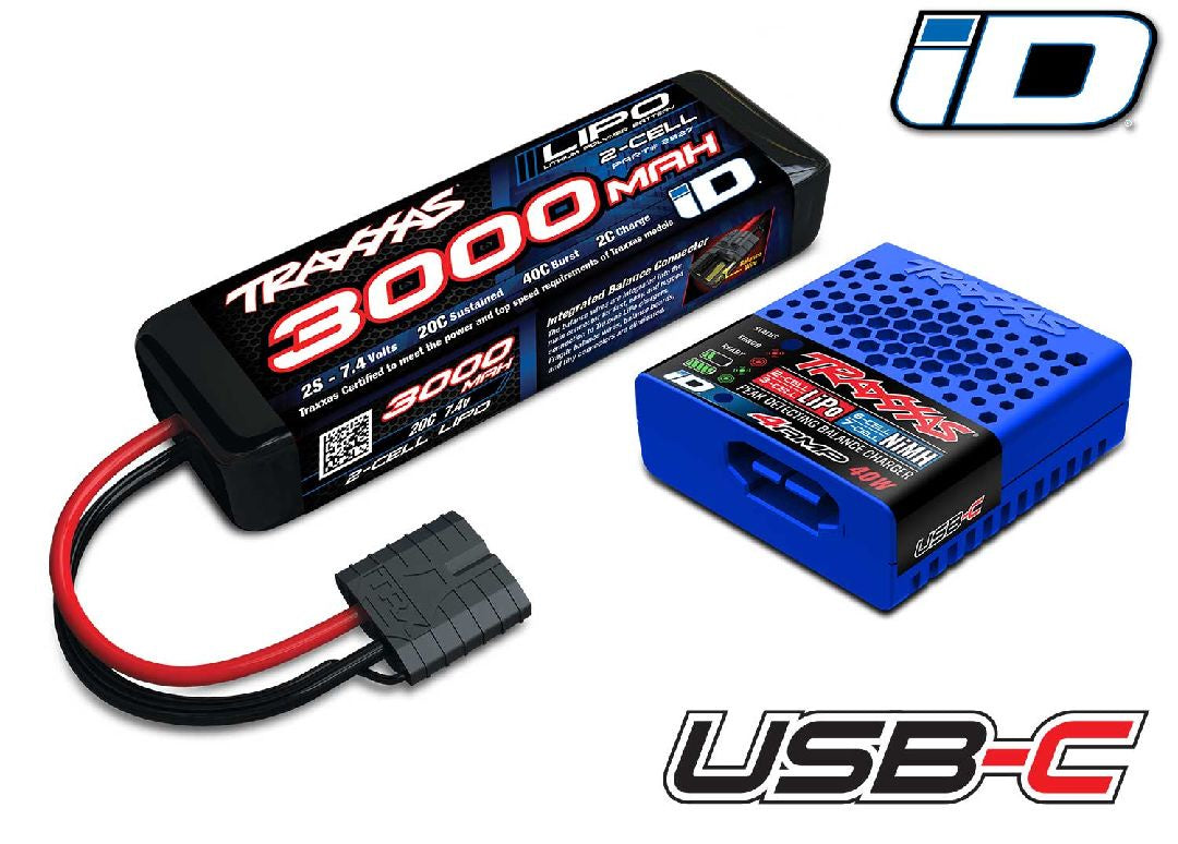 Traxxas Battery/Charger Completer Pack (Includes #2985 & #2827X) - TRA2985-2S