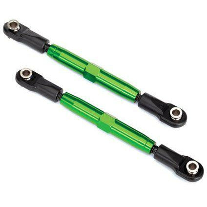 TRA3644G Camber links, rear (TUBES green-anodized, 7075-T6 aluminum, stronger than titanium) (73mm) (2)/ rod ends, rear (4)/ rod ends, front (4)/ aluminum wrench (1)