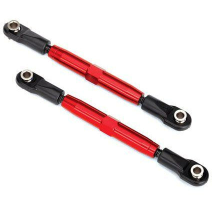 TRA3644R Camber links, rear (TUBES red-anodized, 7075-T6 aluminum, stronger than titanium) (73mm) (2)/ rod ends, rear (4)/ rod ends, front (4)/ aluminum wrench (1)