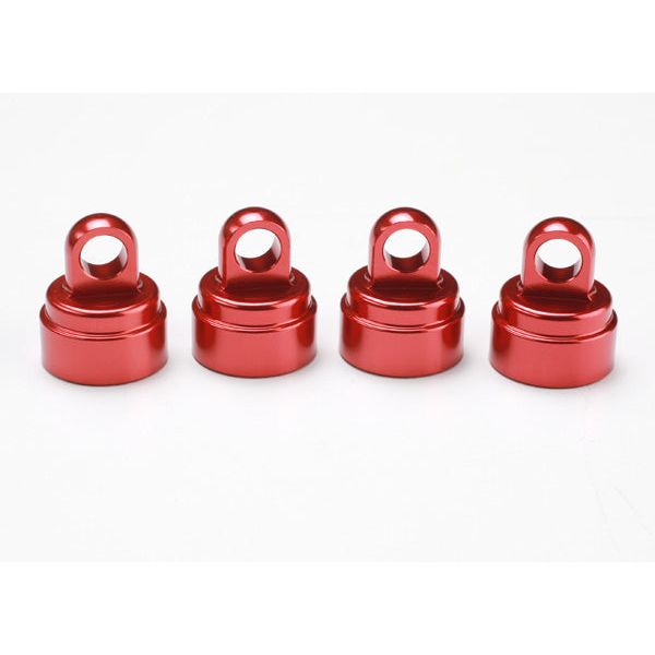 Shock Cap (4): Aluminum Assorted Colours - TRA3767