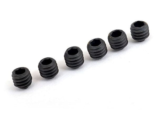 Traxxas 4mm Set Screws w/Heavy Duty Threadlock (6) - TRA4897X