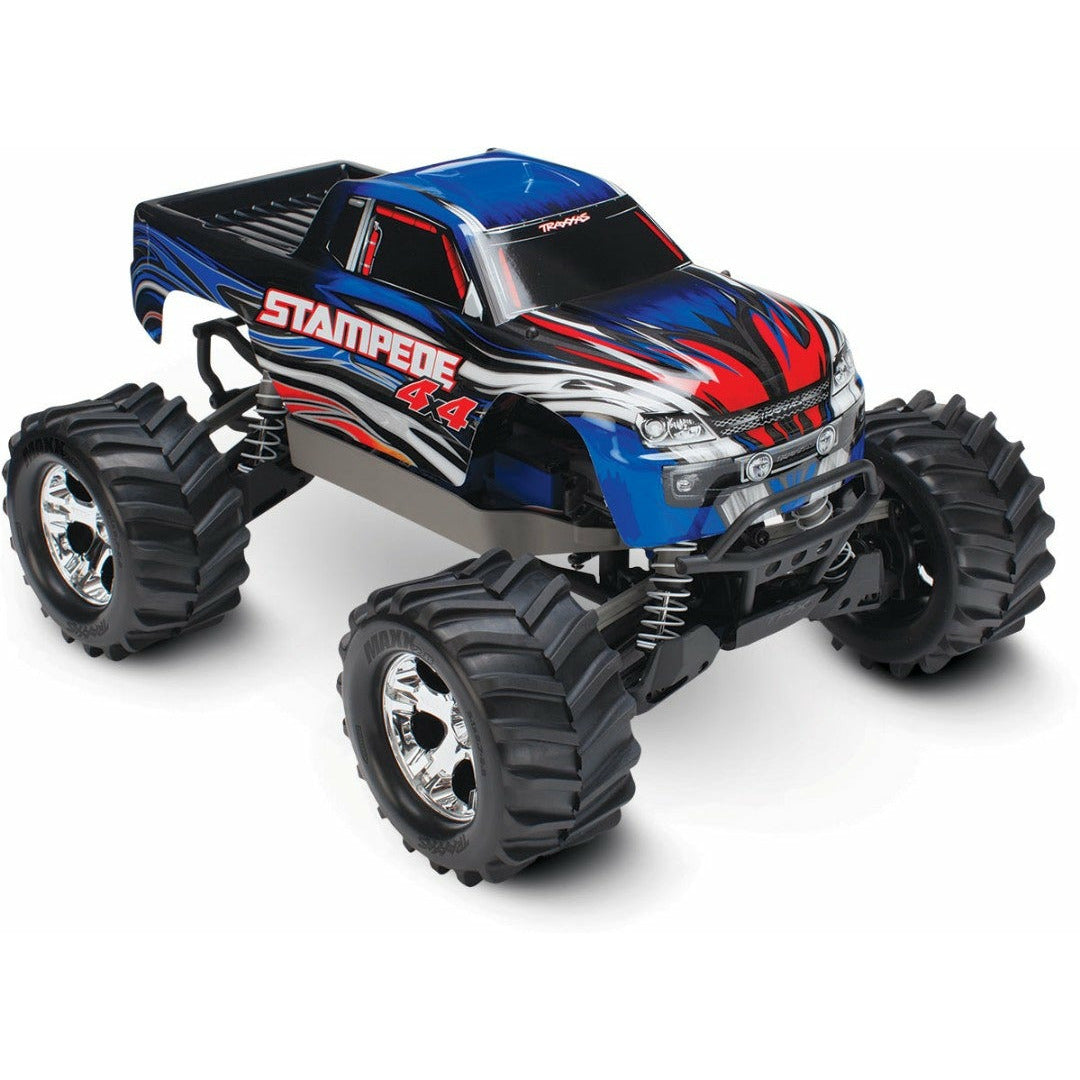 Traxxas Stampede 4X4 brushed Titan 12t motor and XL-5 ESC BLUE