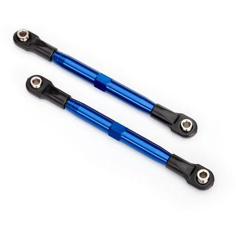 TRA6742X Toe Links 87mm, Front/Rear - Blue Aluminum