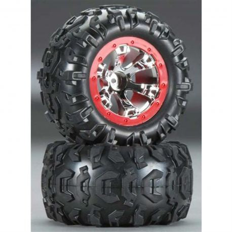 Traxxas 1/16 Assembled Red Beadlock Summit (2) TRA7272