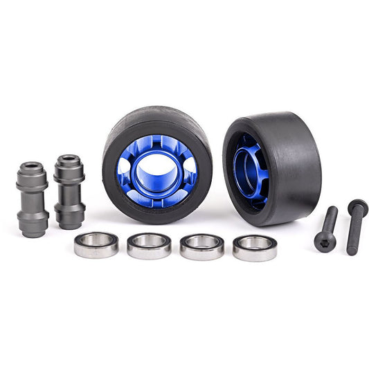 Wheels (2): 6061-T6 - Anodized Aluminum Assorted Colours TRA7775