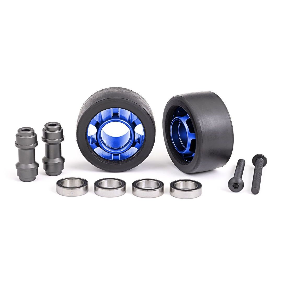 Wheels (2): 6061-T6 - Anodized Aluminum Assorted Colours TRA7775