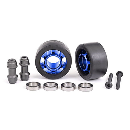 Wheels (2): 6061-T6 - Anodized Aluminum Assorted Colours TRA7775