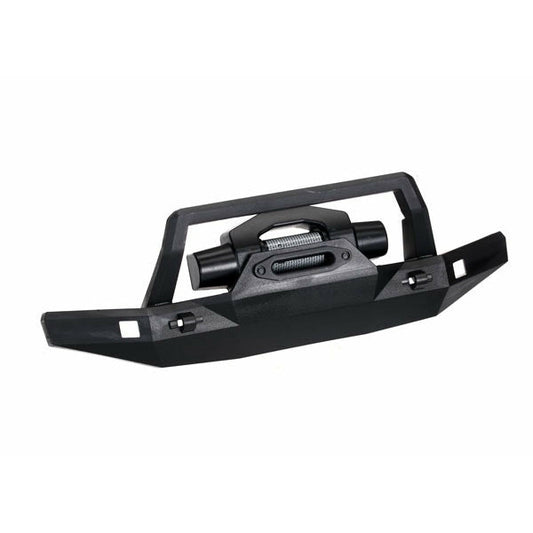 TRA8124 Bumper, front (178mm wide)/ winch/ 2.6x8 BCS (1)