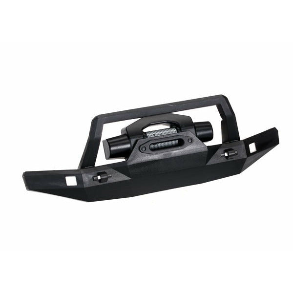 TRA8124 Bumper, front (178mm wide)/ winch/ 2.6x8 BCS (1)