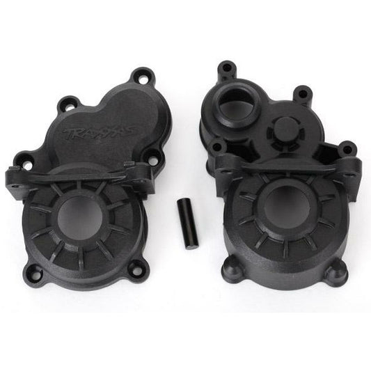 Gearbox Halves (Front & Rear)/ Idler Gear Shaft TRA8691