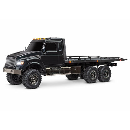 Traxxas TRX-6 Ultimate RC Hauler: 1/10 Scale 6X6 w/ LEDs - Black