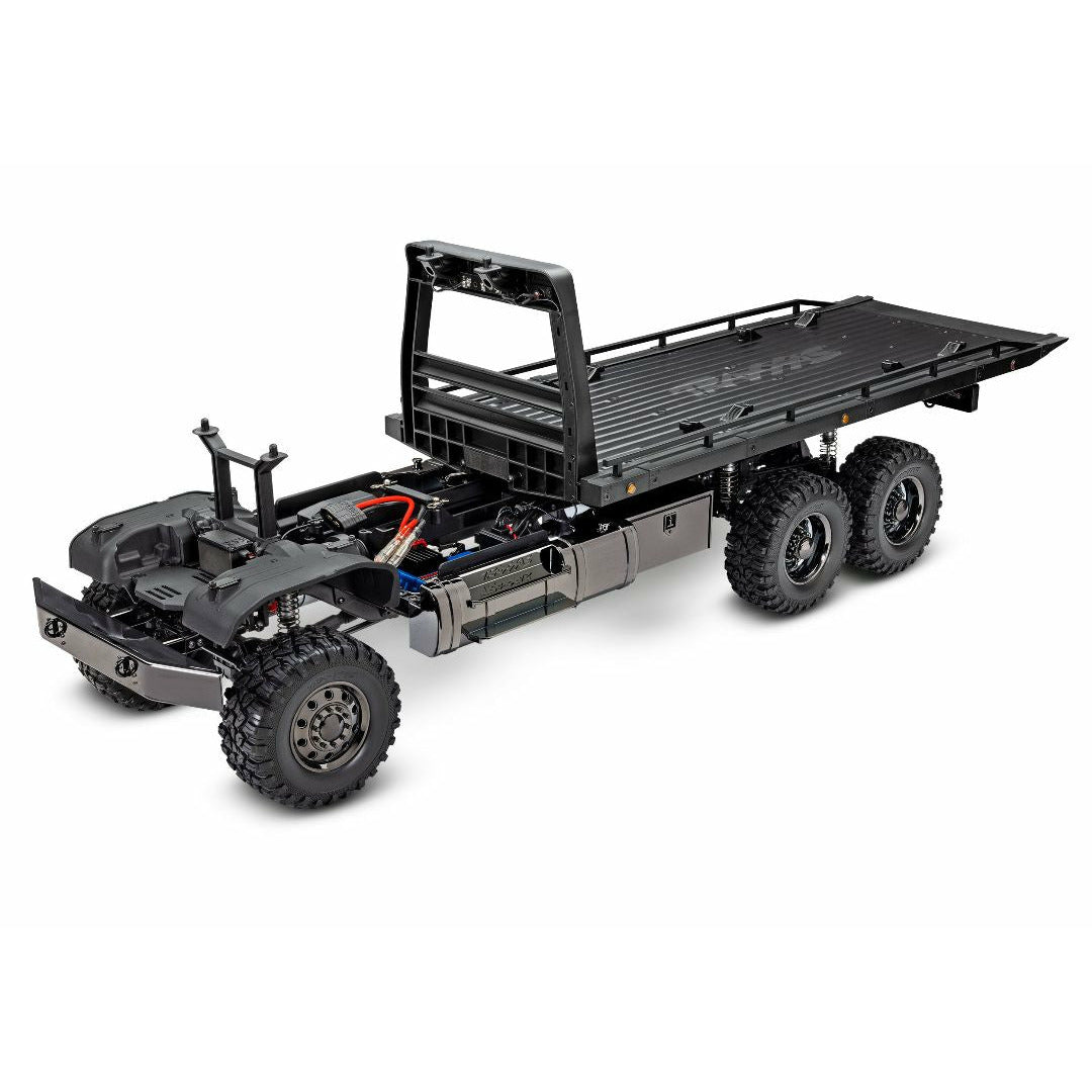 Traxxas TRX-6 Ultimate RC Hauler: 1/10 Scale 6X6 w/ LEDs - Black