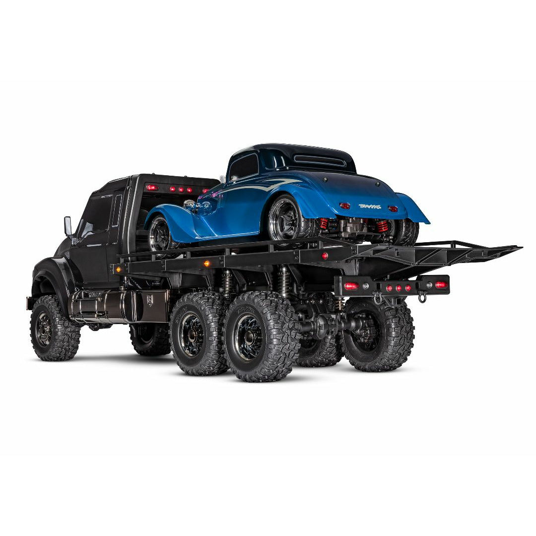 Traxxas TRX-6 Ultimate RC Hauler: 1/10 Scale 6X6 w/ LEDs - Black