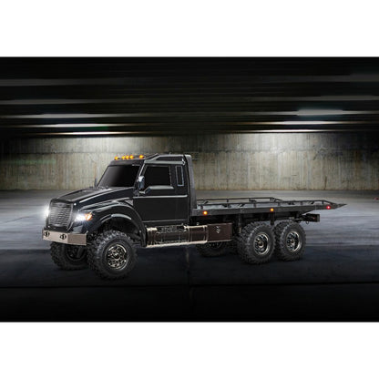 Traxxas TRX-6 Ultimate RC Hauler: 1/10 Scale 6X6 w/ LEDs - Black