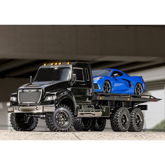 Traxxas TRX-6 Ultimate RC Hauler: 1/10 Scale 6X6 w/ LEDs - Black