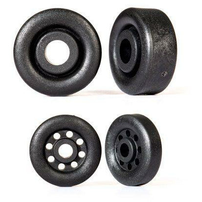 Traxxas Wheels, wheelie bar, black (26mm (2), 18mm (2)) TRA9461