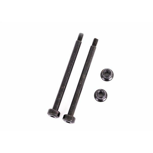 TRA9542 Suspension pins, outer, front, 3.5x48.2mm (hardened steel) (2)/ M3x0.5mm NL, flanged (2)