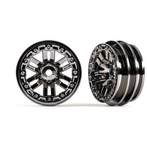 Wheels, 1.0" (Black Chrome) (2) - TRA9768-BLKCR