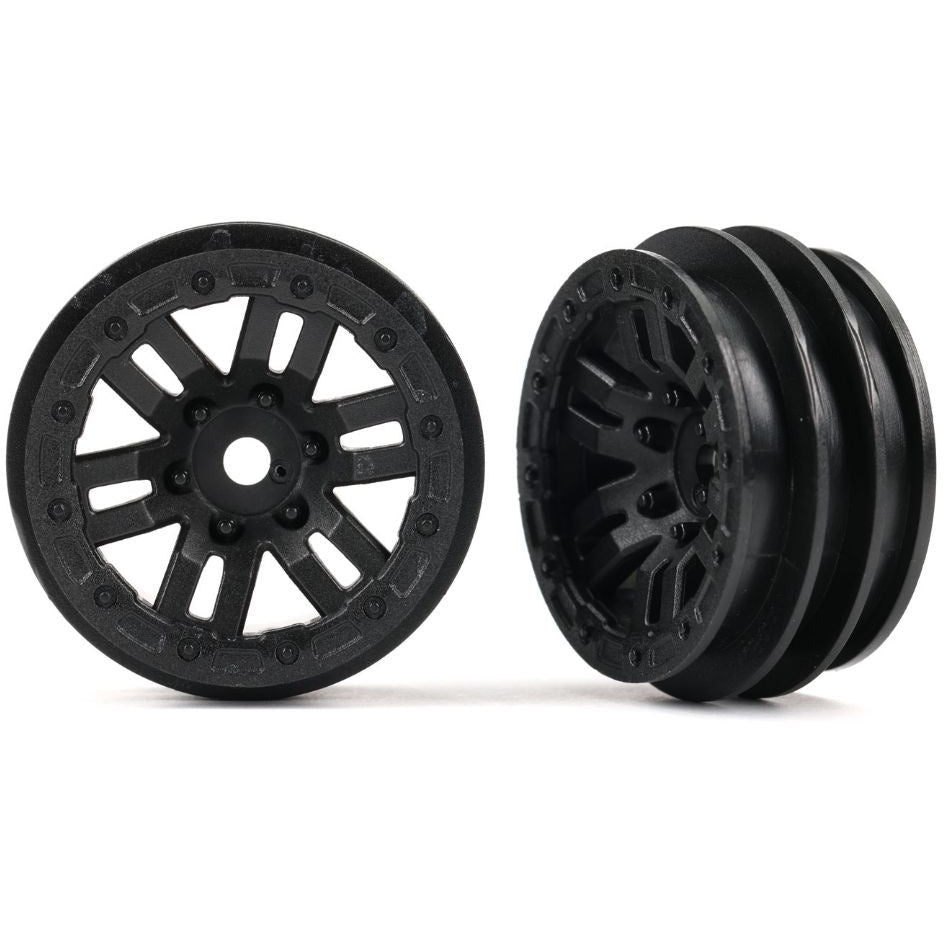 Wheels, 1.0" (Black) (2) - TRA9768