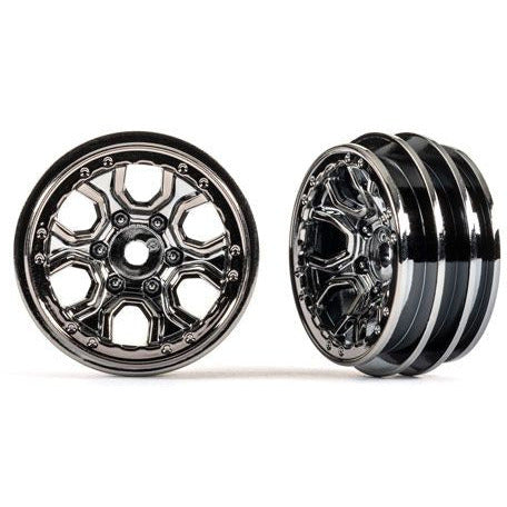 Wheels, 1.0" (Black Chrome) (2) - TRA9770 Assorted