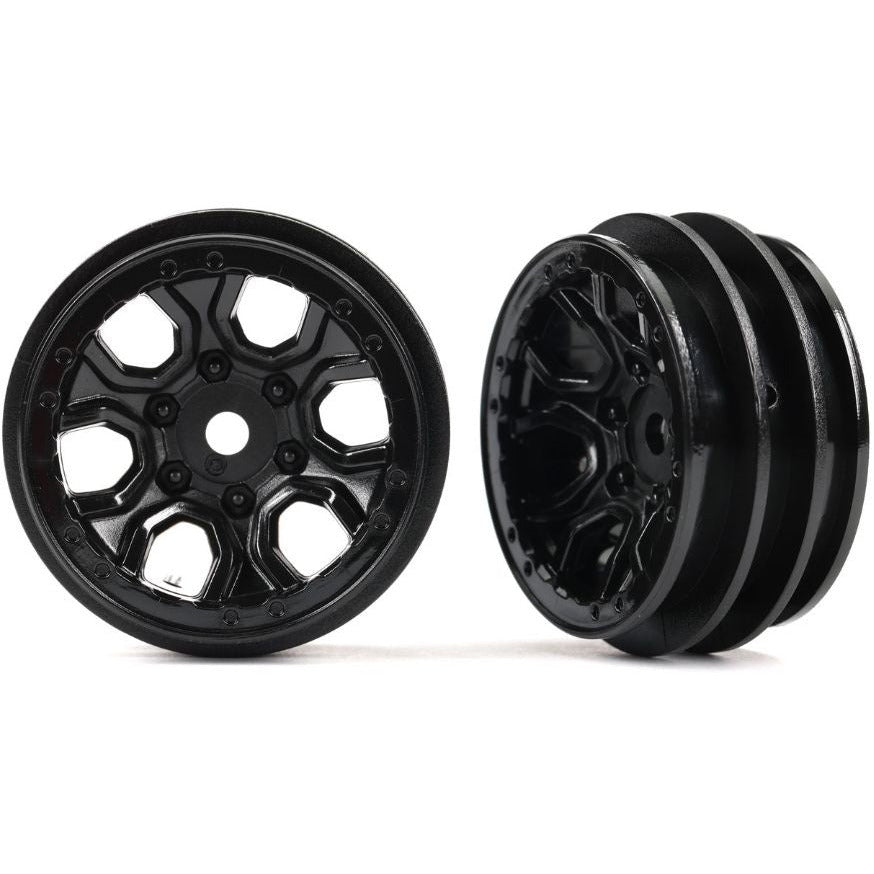 Wheels, 1.0" (Black) (2) - TRA9770