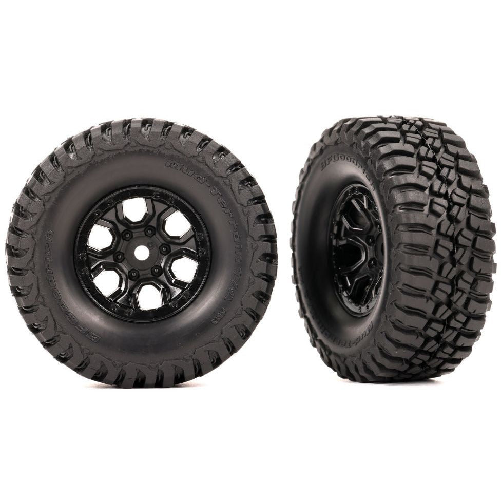 Tires & Wheels, Premounted (Black 1.0", BFGoodrich) - TRA9774