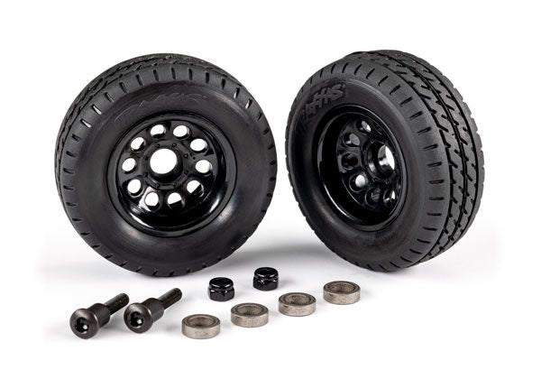 Traxxas Micro Utility Trailer Wheels (2) (TRX-4M) - TRA9797