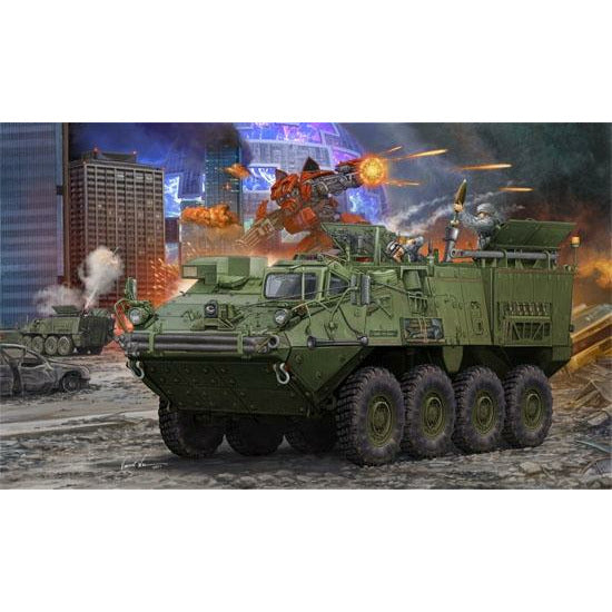 M1129 Stryker Mortar Carrier Vehicle MC-B 1/35 #01512 by Trumpeter