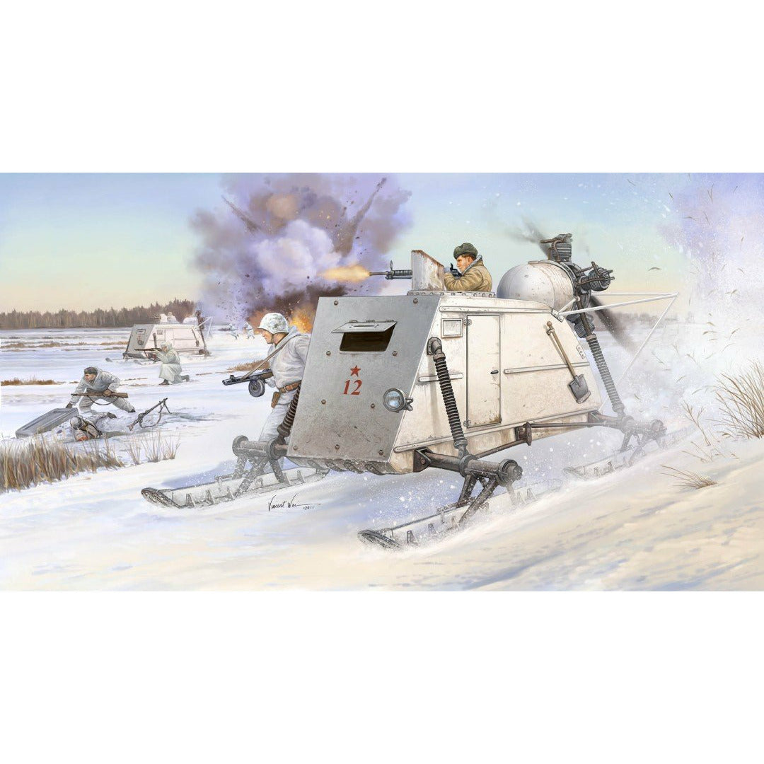 Soviet Armoured Aerosan NKL-26 1/35 #02321 by Trumpeter