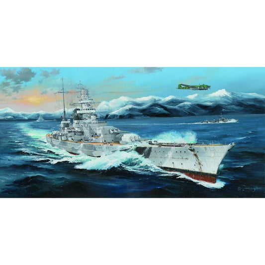 German Scharnhorst Battleship 1/200 Model Ship Kit #03715 by Trumpeter