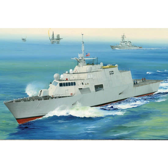 USS Freedom (LCS-1) 1/350 Model Ship Kit #04549 by Trumpeter