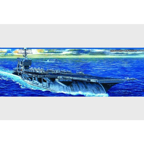 USS Abraham Lincoln CVN-72 Aircraft Carrier 1/700 Model Ship Kit #5732 by Trumpeter