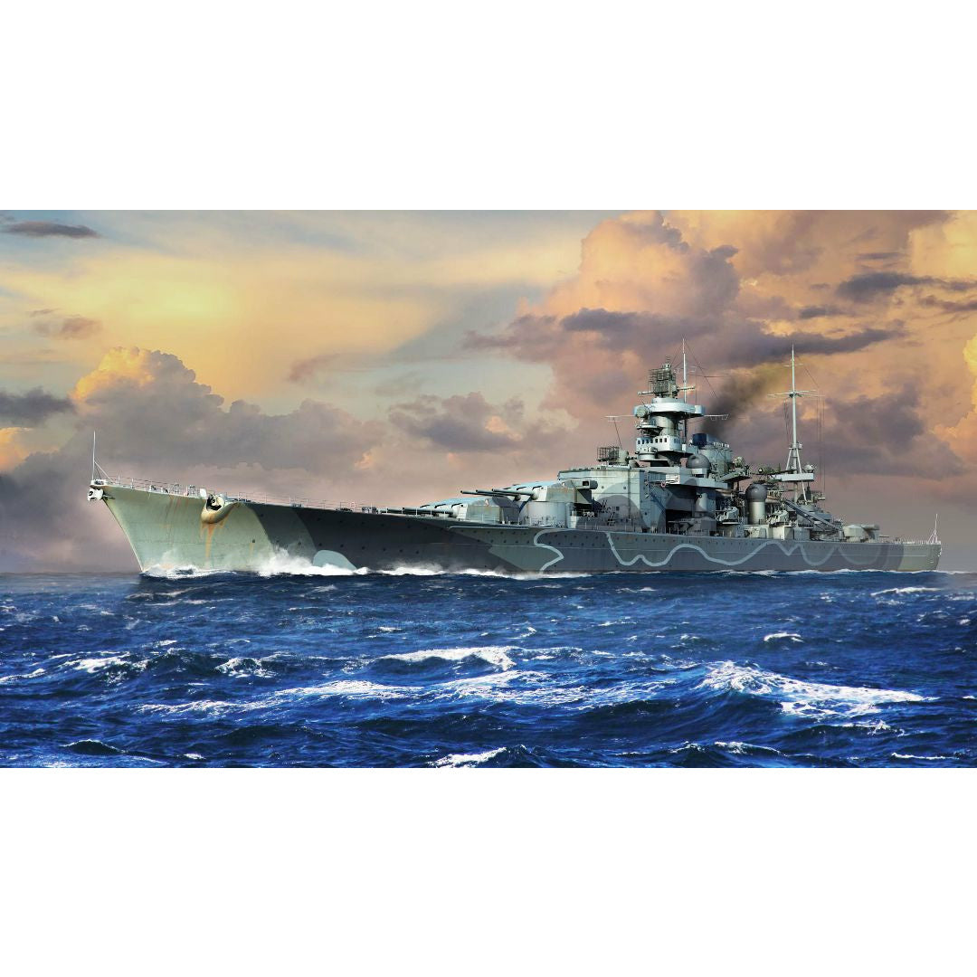 German Scharnhorst Battleship 1/700 Model Ship Kit #06737 by Trumpeter