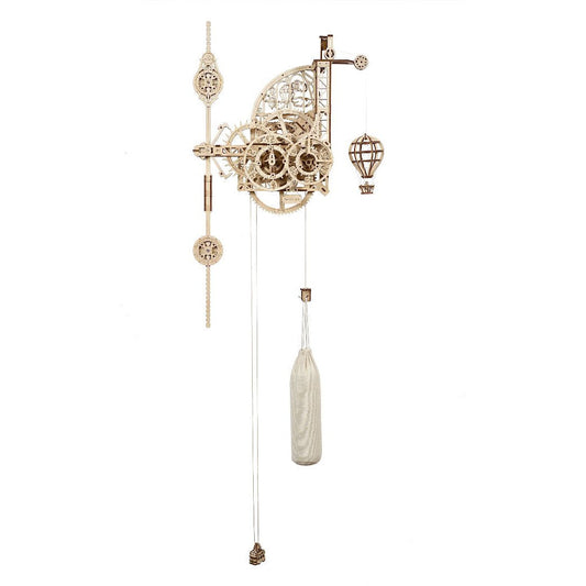 UGears Aero Clock - Wall Clock with Pendulum - 320 Pieces