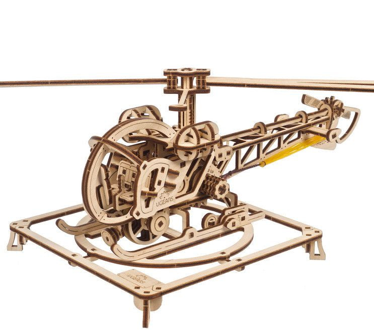 UGears Mini Helicopter - 167 Pieces