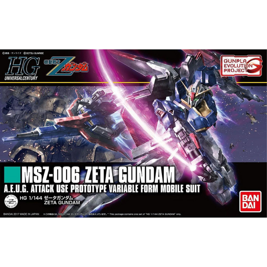 HGUC 1/144 #203 MSN-006 Zeta Gundam (Gunpla Evolution Project) #5055611 by Bandai
